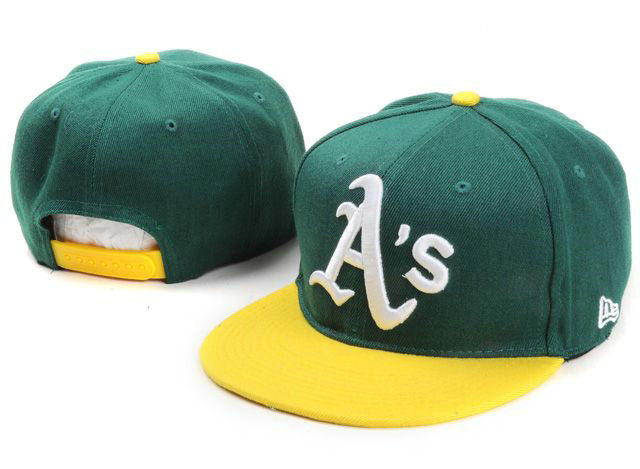 MLB Oakland Athletics Snapback Hat NU07